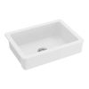 TH-760-WH-407 30"L x 19" W Farmhouse/Apron Front White Ceramic Kitchen Sink