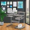 Techni Mobili Complete Computer Workstation Desk; Grey