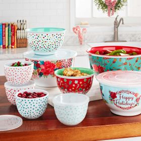 Melamine Mixing Bowl Set 18 Pieces