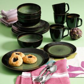 Studio Villa Mosa 16-Piece Dinnerware Set, Green