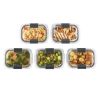 Brilliance Food Storage Containers, 3.2 Cup 5 Pack, Leak-Proof, BPA Free, Clear Tritan Plastic