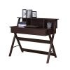 Techni Mobili Writing Desk with Storage; Wenge