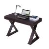 Techni Mobili Trendy Writing Desk with Drawer; Espresso