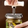 1pc, Can Opener, Multifunctional Can Opener, Glass Can Twist Cap Artifact, Adjustable Jar Opener, Stainless Steel Labor-saving Screw Bottle Opener,