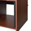 Annette Music Desk; Walnut &amp; Black Finish OF00994