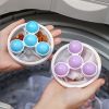 3pcs Pet Hair Remover; Reusable Lint Catcher Washing Machine Hair Filter; Laundry Hair Removal Ball; Durable Cleaning Mesh Bag Floating Lint Remover F