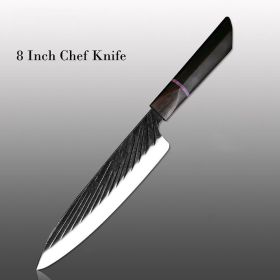 Stainless Steel Hand Forged Kitchen Knife (Option: Chef knife)