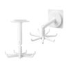 Adhesive Hooks Wall Hangers 360Â¬âˆž Rotating Hooks for Kitchen Utensil Towel Robe Holder