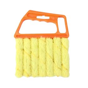 2/4pcs, Window Venetian Blinds Cleaning Tools Window Blinds Dusting Brush And 7-finger Dusting Brush, Suitable For Window Air Conditioner Duster Dirt (Quantity: 1pc Yellow)