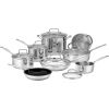 Chef's Classic Stainless Steel 11 Piece Cookware Set (77-11G)