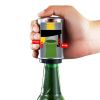 Premium Beer Bottle Opener ; Stainless Steel Automatic Push Down Bottle Openers; No Damage Quick To Open Bottle Cap; Small Portable Bottle Cap Openers