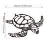 1pc, Metal Sea Turtle Ornament Beach Theme Decor Wall Art Decorations Wall Hanging For Indoor Living Room Decor