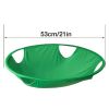 1pc 21in/26in Laundry Hamper Basket Foldable Hamper Oval Tub Green Cloth Storage Baskets Home Dryer Helper Clothes Carrier Organizer