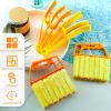 2/4pcs, Window Venetian Blinds Cleaning Tools Window Blinds Dusting Brush And 7-finger Dusting Brush, Suitable For Window Air Conditioner Duster Dirt