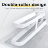 1pc Rolling Refrigerator Egg Dispenser, Space-Saving Holder For Fridge Storage Anti-fall Egg Tray, Egg Rack Tray For Refrigerator, Kitchen Supplies